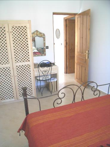 Dining area and door to breakfast terrace