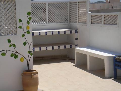 Terrace dining and seating area